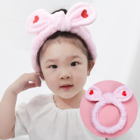儿童发饰洗脸发带韩国甜美可爱森女系束发带女童发箍小公主头饰品 22#粉色爱心