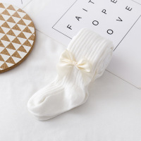 女宝宝春秋连体袜2021新款小女童袜子婴儿01-2-3岁连裤袜打底裤子 白色 73cm