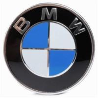 宝马前标后车标尾标引擎盖标志BMW 1系3系5系7系X1X3X5X6改装贴标 方向盘标