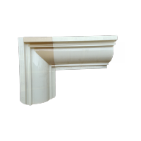 欧式现浇檐线模具屋檐线条罗马柱水泥现浇构件GRC线条外墙装饰 斜面30公分阴阳角 光板檐线