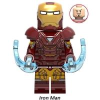 兼容乐高积木复仇联盟4钢铁侠美国队长洛基雷神鹰眼拼装人仔玩具 XH1269钢铁侠