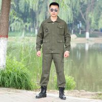 工作服套装男工作裤汽修电焊工厂工地耐磨防烫纯棉迷彩劳保工作服 精致588款神鹰套装 165/84A