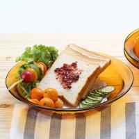 单只大号深餐盘28cm家用菜盘果盘玻璃盘子 3018D