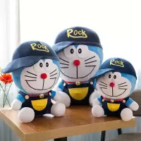 哆拉A梦公仔毛绒玩具机器猫抱枕叮当猫布娃娃女孩生日礼物大多拉 30厘米(送20厘米机器猫)