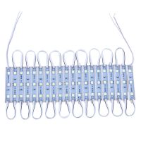 12V防水LED模组光源吸顶灯改造灯板发光字广告灯箱灯带招牌字单灯 白光 普亮5730三灯1条20片