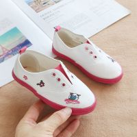青岛环球幼儿园小白鞋女童鞋儿童室内鞋男童体操鞋宝宝舞蹈入园鞋 喜洋洋 190码内长18.5cm