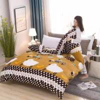 [法兰绒被罩]法兰绒保暖被套学生宿舍单人双人[被罩单件] [小绵羊] [150X210cm被套单件]