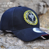 战术帽夏季遮阳防紫外线男女棒球帽子骑行钓鱼登山鸭舌帽太阳帽 战狼款 黑色