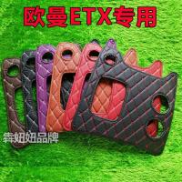 货车脚垫 欧曼ETX中控台垫专用平台中片欧曼6系9系戴姆勒中间垫 酒红色 小单片（老款车型）