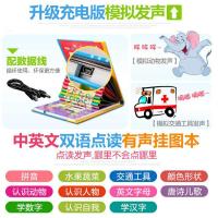 拼音认数字有声挂图幼儿童早教发声宝宝中英文点读启蒙认字0-3岁 【11张双面点读发声】充电版