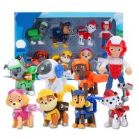 玩具套装变形回力小狗旺旺队瞭望塔巡逻救援车大巴车 7变形狗+队长【礼盒装】