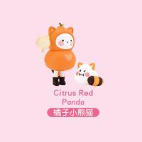[促销]POPMARTBOBO&COCO气球人水果系列盲盒娃娃 橘子小熊猫