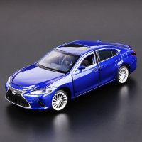 雷克萨斯ES300轿车六开转向避震合金车模声光仿真汽车模型玩具车 蓝色ES300盒装 盒装