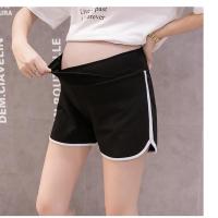 孕妇短裤外穿夏季宽松大码晚中早期2021新款时尚薄款安全防走光裤 DK008黑色低腰无袋(调节扣) M(90-130斤)