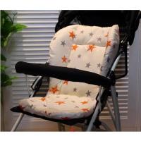 婴儿手推车坐垫棉垫四季通用儿童加厚纯棉宝宝餐椅靠垫配件春夏 常规款-星际棉垫