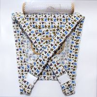 传统四爪婴儿背带后背前抱式老式宝宝小孩背带四季通用款透气轻便 小号密网小狗狗10-30斤宝宝使用