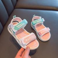 儿童凉鞋2021新款夏季宝宝小公主软底女童小女孩软底中大童凉鞋男 粉红色 26 码16.7cm