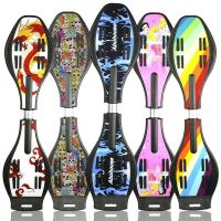 厂家儿童二轮滑板车活力板男女孩青少年双轮滑板摇摆成人两轮滑板 5-6岁随机款