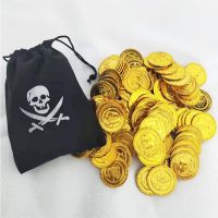 儿童藏宝箱玩具 水晶钻石宝藏箱海盗寻宝金币 亚克力宝石小孩玩具 海盗金币50个 金属锁头+藏宝图+海盗哨子