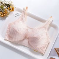 哺乳文胸聚拢防下垂母乳期孕妇胸罩产后喂奶内衣前开扣无钢圈薄款 668#肤色 34/75 BC