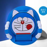 加大号儿童坐便器男女宝宝小猪便圈便盆尿盆婴幼儿抽屉式卡通马桶 宝蓝色叮当猫+小礼品 单独坐便器