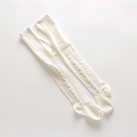 0-3-6-12个月1-2岁秋款儿童打底裤袜婴儿连裤袜棉质女宝宝连裤袜 爱心款白色 6-12月袜标S码