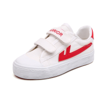 童鞋2019春秋新款儿童鞋帆布鞋小白鞋男童女童鞋子运动鞋 16816白红 23码内15.7cm