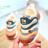 童鞋0-4岁毛毛虫宝宝学步鞋机能鞋 婴幼儿童轻便卡通运动鞋 灰色 21 码内长13.5cm