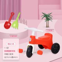 儿童三轮车脚踏车小孩1-3-4岁自行车幼童宝宝脚蹬车溜娃 特价款三轮车(不带篮)送沙滩 发泡轮