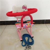 小天航电瓶踏板车前置儿童全围座椅电动车婴儿小孩安全座椅前座 粉色叫叫椅+两根绑带+安全带