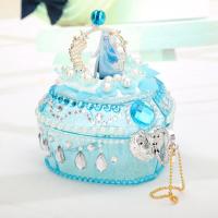 工坊叶罗丽手工首饰盒公主宝盒DIY创意粘贴收纳盒儿童玩具女 冰公主宝盒