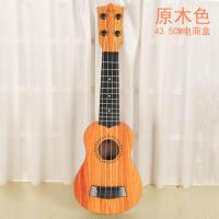 学生手提琴器吉他初学男孩音乐小拼可弹奏小孩小提琴儿 43.5cm原木色