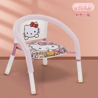 宝宝凳子叫叫椅儿童椅子靠背椅幼儿小板凳吃饭座椅婴儿餐桌椅家用 出口升降款粉小猫+靠背
