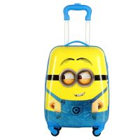 [高配升级]18寸-20寸-21寸儿童拉杆箱男女学生卡通行李箱旅行箱 小黄人 16寸[经典版]