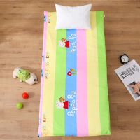 幼儿园被子三件套宝宝入园床品儿童被褥纯棉秋冬午睡被含芯六件套 单垫子羽丝绵(垫套+羽丝绵垫芯) 小猪佩琪