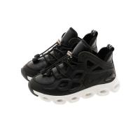 男女童鞋2019秋冬新款亮灯童鞋儿童鞋防滑运动鞋大中童鞋保暖童鞋 黑色-[单鞋] 21码[内长13.3cm]带灯