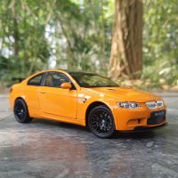 正版1/24宝马M3 GTS金属汽车模型仿真摆件合金车模型可开车门联动 凯迪威1/24宝马M3 橙色
