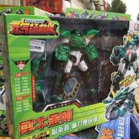 元气勇者元气拯救队变形金刚合体玩具烈风战神流影飞狐震地龙神龙 6.5寸犀牛金刚