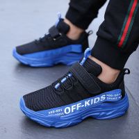 儿童鞋男童鞋子春夏季新款男童运动鞋中大童男孩子网面透气跑步鞋 8010宝蓝 30码