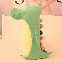 鳄鱼长条抱枕毛绒玩具鳄鱼公仔枕头超软羽绒棉布娃娃生日礼物女生 绿色 55厘米