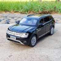1:32大众途昂SUV越野合金汽车模型原厂仿真金属车模摆件声光玩具 黑色