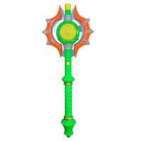 猪猪五灵魔法棒变身器侠锁声光震动投影闪光棒地摊玩具男女孩宝36 绿色 官方配置