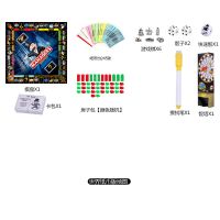 大富翁游戏棋 豪华版 超大号桌游世界中国之旅卡牌飞行棋游戏玩具 世界纸币精装版