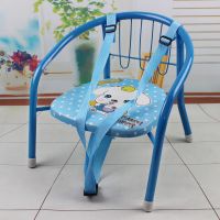 儿童餐椅叫叫椅宝宝小凳子儿童靠背椅子带餐盘餐桌椅靠背椅子加大 蓝色椅+安全带