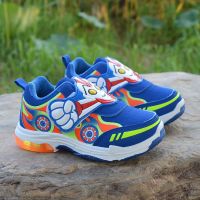童鞋 3-6岁男童带灯运动鞋秋冬季防水防滑软底儿童发光鞋2020新款 蓝色(1809款 ) 25码/内长15厘米