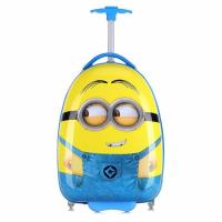 儿童行李箱16寸万向轮拉杆箱学生男女旅行箱18寸可做公主登机拖箱 小黄人16寸