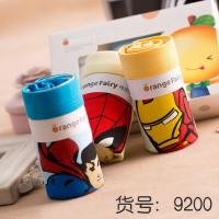 男童平角内裤男孩纯棉中大童小孩子奥特曼蜘蛛侠卡通全棉四角短裤 9200三条平角 110