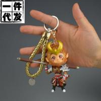 李白韩信诸葛亮至尊宝孙悟空兰陵王手办模型钥匙扣王者玩具礼物 悟空钥匙扣