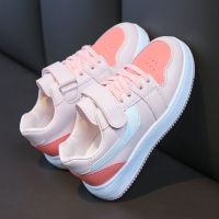 儿童鞋2021新款春夏新款男女童运动鞋女孩百搭休闲小白鞋篮球鞋潮 508粉色低帮单鞋 参考内长
