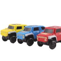 电动小火车玩具轨道车小汽车套装男孩益智神奇百变赛车3-6岁儿童 小汽车[颜色随机发] 标配/一辆小车